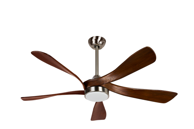Maxslak bldc Decorative Ceiling Fan;brownness;diameter 52 Inch